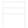 Cabecero de metal blanco 80 cm 3
