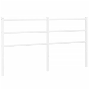 Cabeceira de cama 150 cm metal branco H