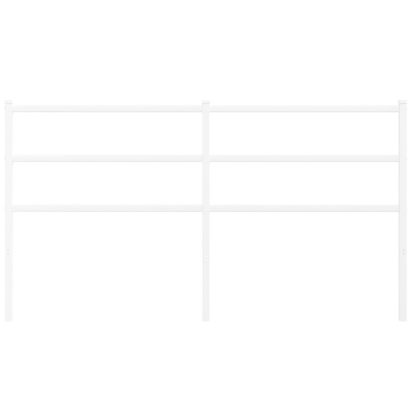 Cabecero de metal blanco 150 cm M 3