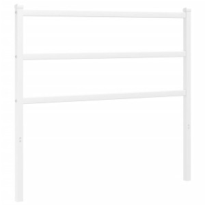 Cabeceira de cama 100 cm metal branco H