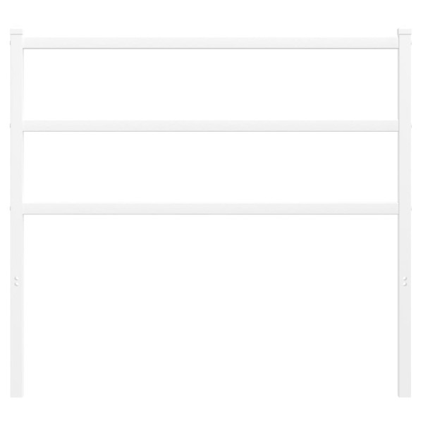 Cabecero de metal blanco 100 cm M 3