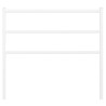 Cabeceira de cama 100 cm metal branco 3