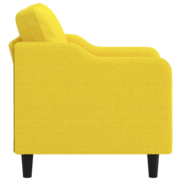 Poltrona 60 cm tecido amarelo-claro M 4