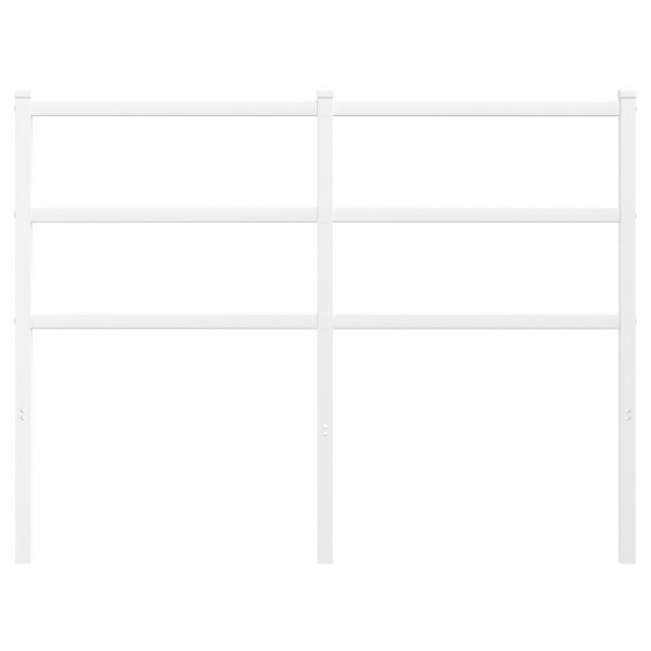 Cabecero de metal blanco 120 cm M 3