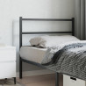 Cabeceira de cama 107 cm metal preto 1