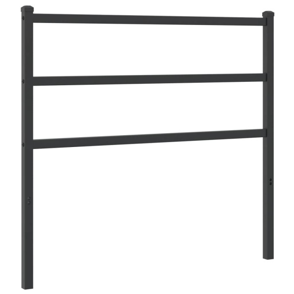 Cabeceira de cama 107 cm metal preto M 2
