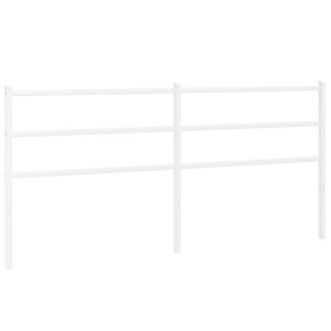 Cabecero de metal blanco 193 cm H