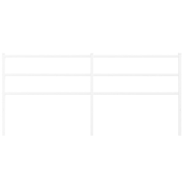 Cabeceira de cama 193 cm metal branco M 3