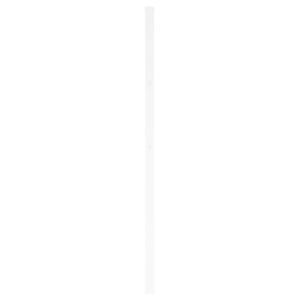 Cabecero de metal blanco 193 cm M 4