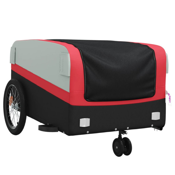 Remolque para bicicleta hierro negro y rojo 45 kg M 4