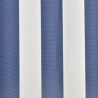 Toldo de lona azul y blanco 3x2.5 m sin armazón 3