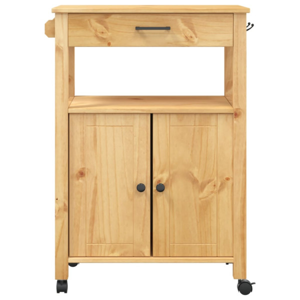 Carrito de cocina MONZA madera maciza de pino 60x40x90 cm M 5