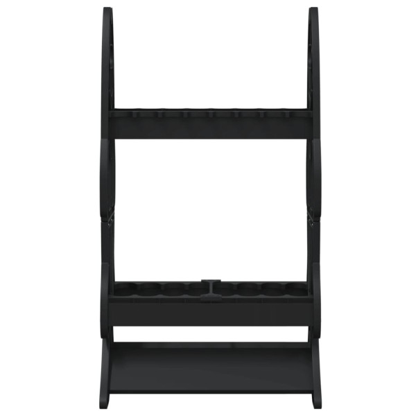 Soporte de cañas de pescar para 16 cañas negro M 5