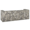 Muro gaviones para contenedor basura galvanizado 325x100x110 cm 1