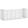 Muro gaviones para contenedor basura galvanizado 325x100x110 cm 5