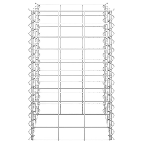 Arriates de gaviones 3 unidades hierro 30x30x50 cm M 4
