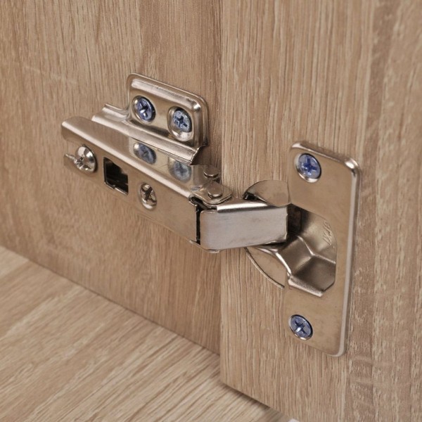 Móveis casa de banho 3 pçs e conjunto de bacia bege M 4