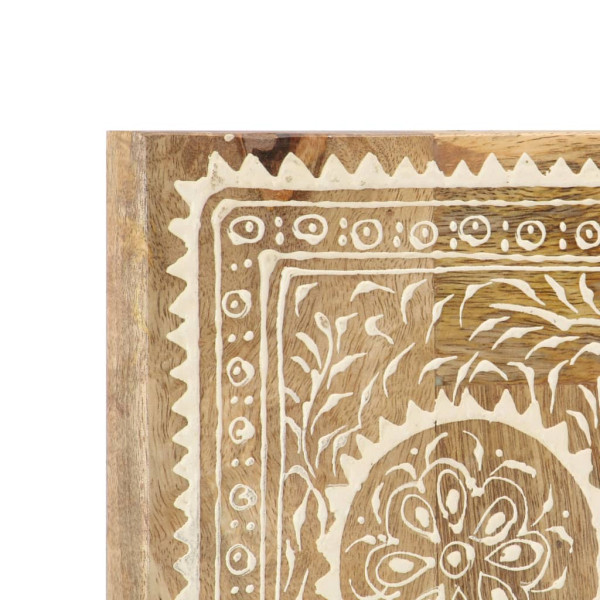 Espejo pintado a mano de madera maciza de mango 40x55 cm M 4