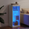 Aparador con luces LED blanco 41x37x100 cm 3