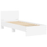 Estrutura cama c/ cabeceira 90x200 cm derivados madeira branco 2