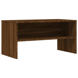 Mueble de TV madera de ingeniería marrón roble 80x40x40 cm H