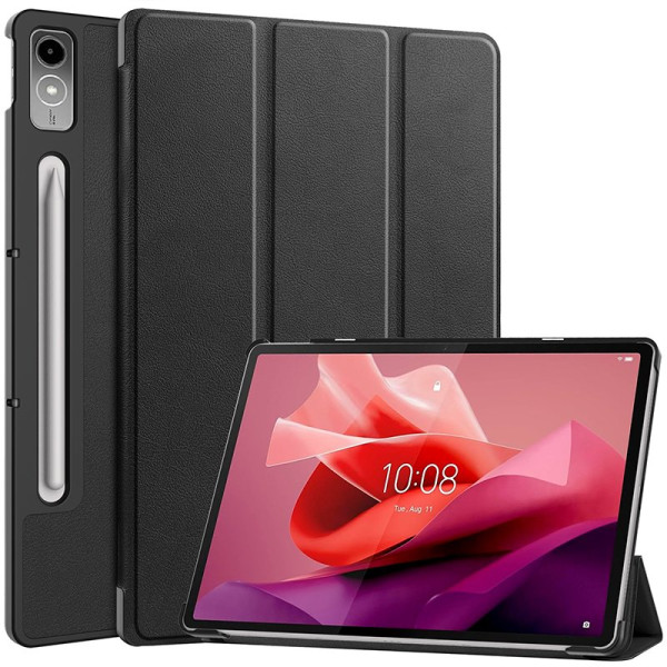 Funda COOL para Lenovo Tab P12 12.7 Pulg Giratoria Polipiel Negro D