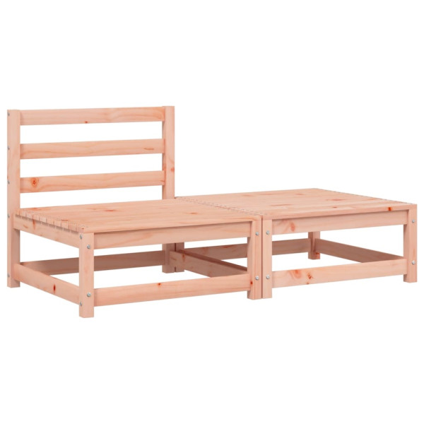 Sofá sem apoio braços para jardim c/ almofadões e apoio de pés M 4