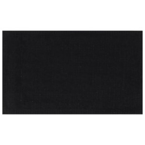 Felpudo rectangular de goma y fibra de coco 45x75 cm H