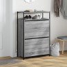 Sapateira 75x34x112 cm derivados de madeira cinzento sonoma 3