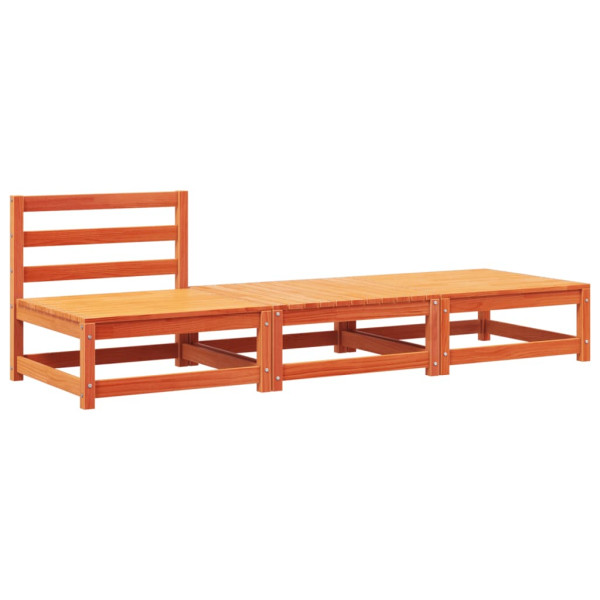 Sofá sem apoio de braços p/ jardim c/ almofadões/apoios de pés M 4