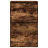 Zapatero de madera de ingeniería roble ahumado 60x34x96.5 cm 5