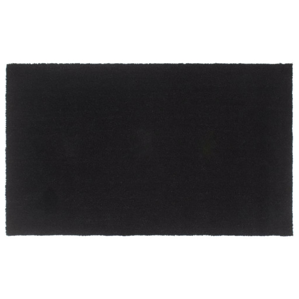 Felpudo de fibra de coco negro 90x150 cm D
