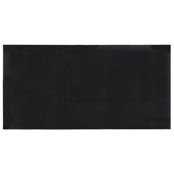 Felpudo de fibra de coco gris oscuro 100x200 cm M 2