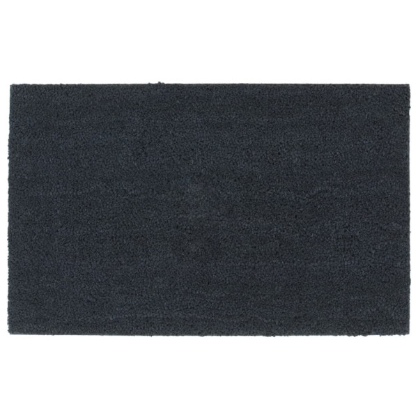 Felpudo de fibra de coco gris oscuro 50x80 cm D