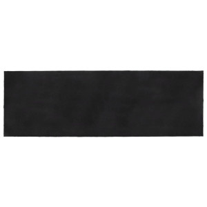 Felpudo de fibra de coco gris oscuro 100x300 cm H
