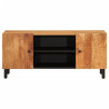 Mueble de TV madera maciza de acacia 105x33x46 cm 5