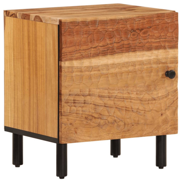 Mesitas de noche 2 uds madera maciza de acacia 40x33x46 cm M 3