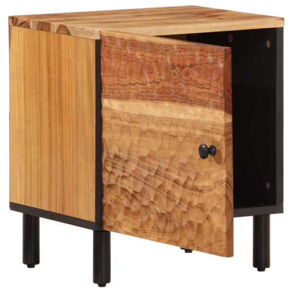 Mesitas de noche 2 uds madera maciza de acacia 40x33x46 cm M 4
