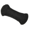 Cuerda de trabajo polipropileno negro 3 mm 50 m 2