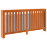 Cobertura de radiador 169x19x84 cm pinho maciço castanho cera 4