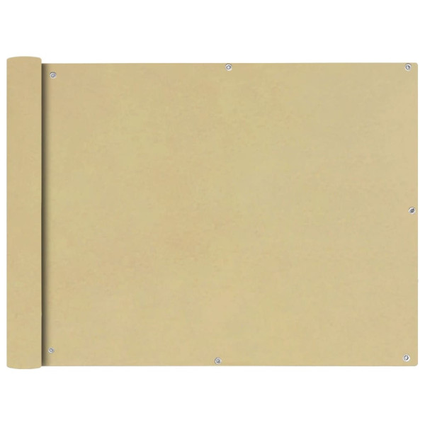 Toldo para balcón tela oxford 90x600 cm beige D
