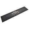 Alfombra de cocina lavable terciopelo negro 60x300 cm 1