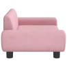 Cama para cães 70x45x33 cm veludo rosa 4