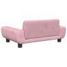 Cama para cães 70x45x33 cm veludo rosa 5