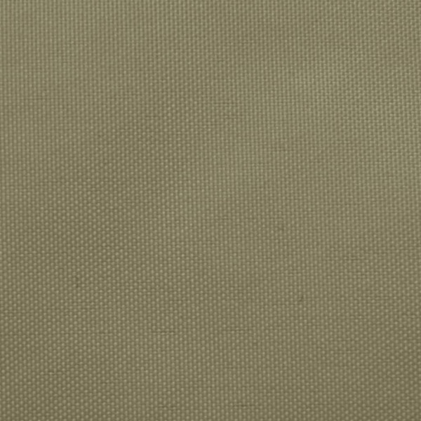 Toldo de vela rectangular tela Oxford beige 6x8 m M 5