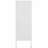 Armário com gavetas aço 80x35x101.5 cm branco 4