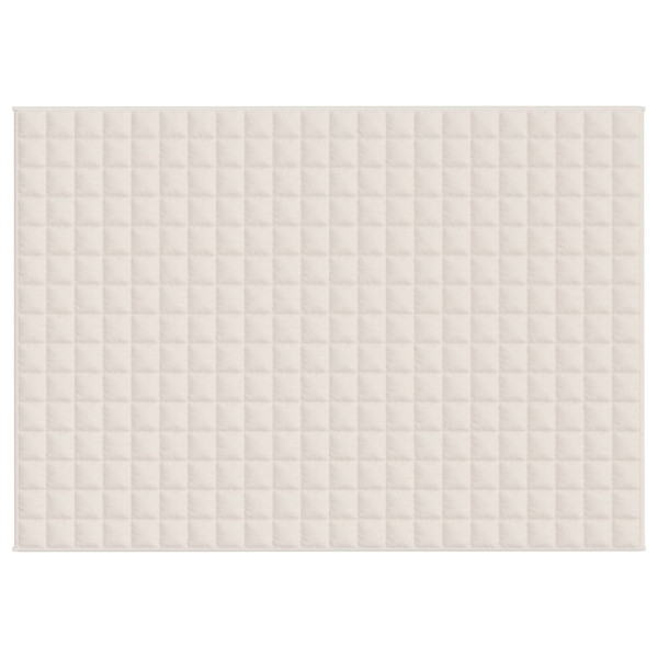 Manta con peso tela color crema claro 155x220 cm 7 kg M 3