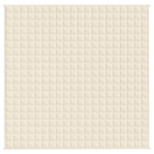 Manta con peso tela color crema claro 200x200 cm 13 kg M 3