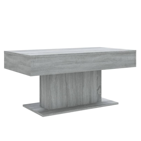 Mesa de centro 96x50x45 cm derivados de madeira cinzento sonoma M 2