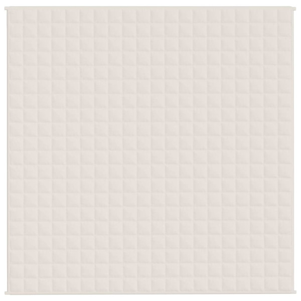 Manta ponderada tecido creme claro 200x200 cm 13 kg M 3